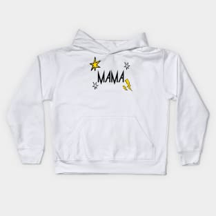 Mama in Rocker Style Kids Hoodie